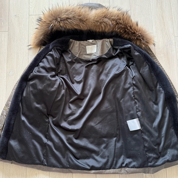 Soia & Kyo Premium Fur Trim Parka Winter Coat Women’s Small Brown - Picture 2 of 16